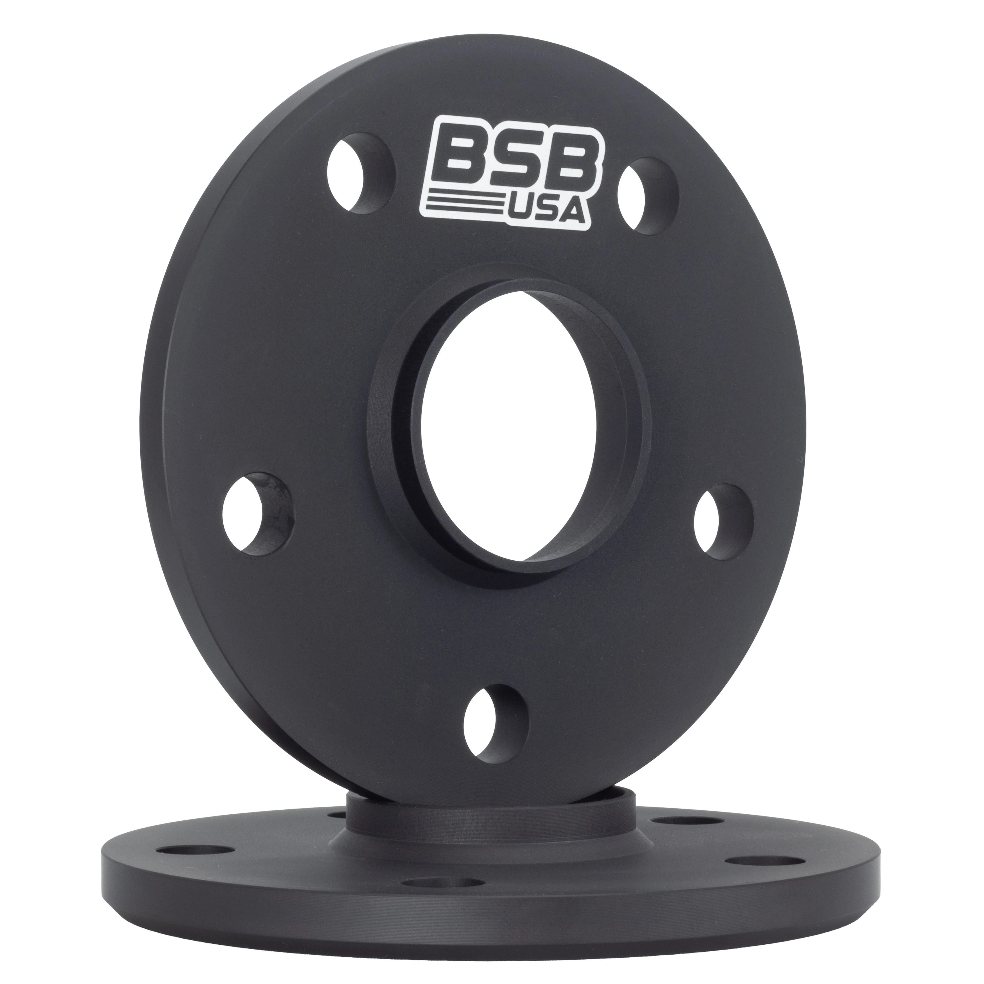 American Made 1/2" 5x4.5 Wheel Spacers For Subaru Impreza WRX STI Outback Forester - Hubcentric, 56.1mm Hub, Black, Made in the USA - Image 3