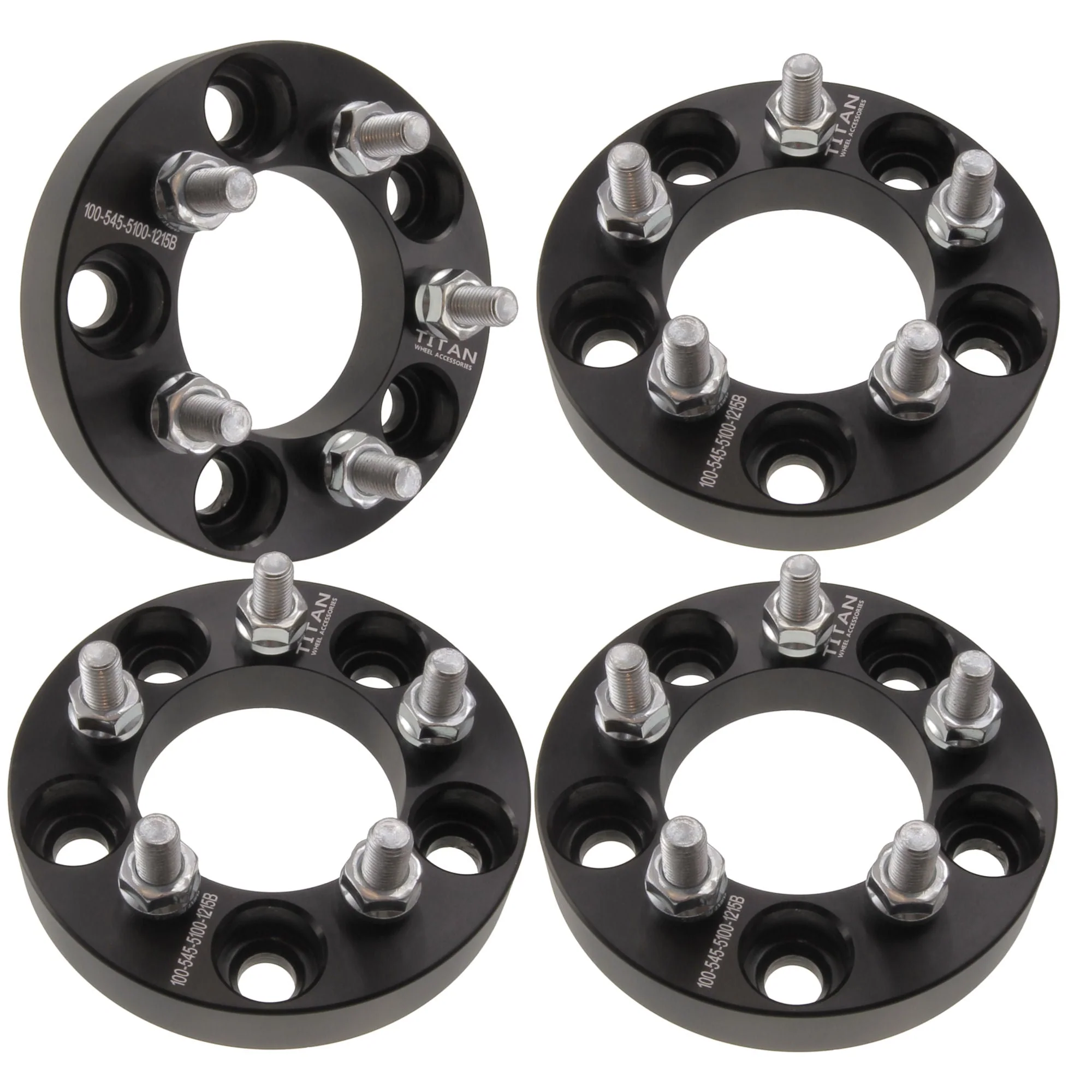 1" (25mm) 5x114.3 (5x4.5) To 5x100 Wheel Adapters | 12x1.5 |
