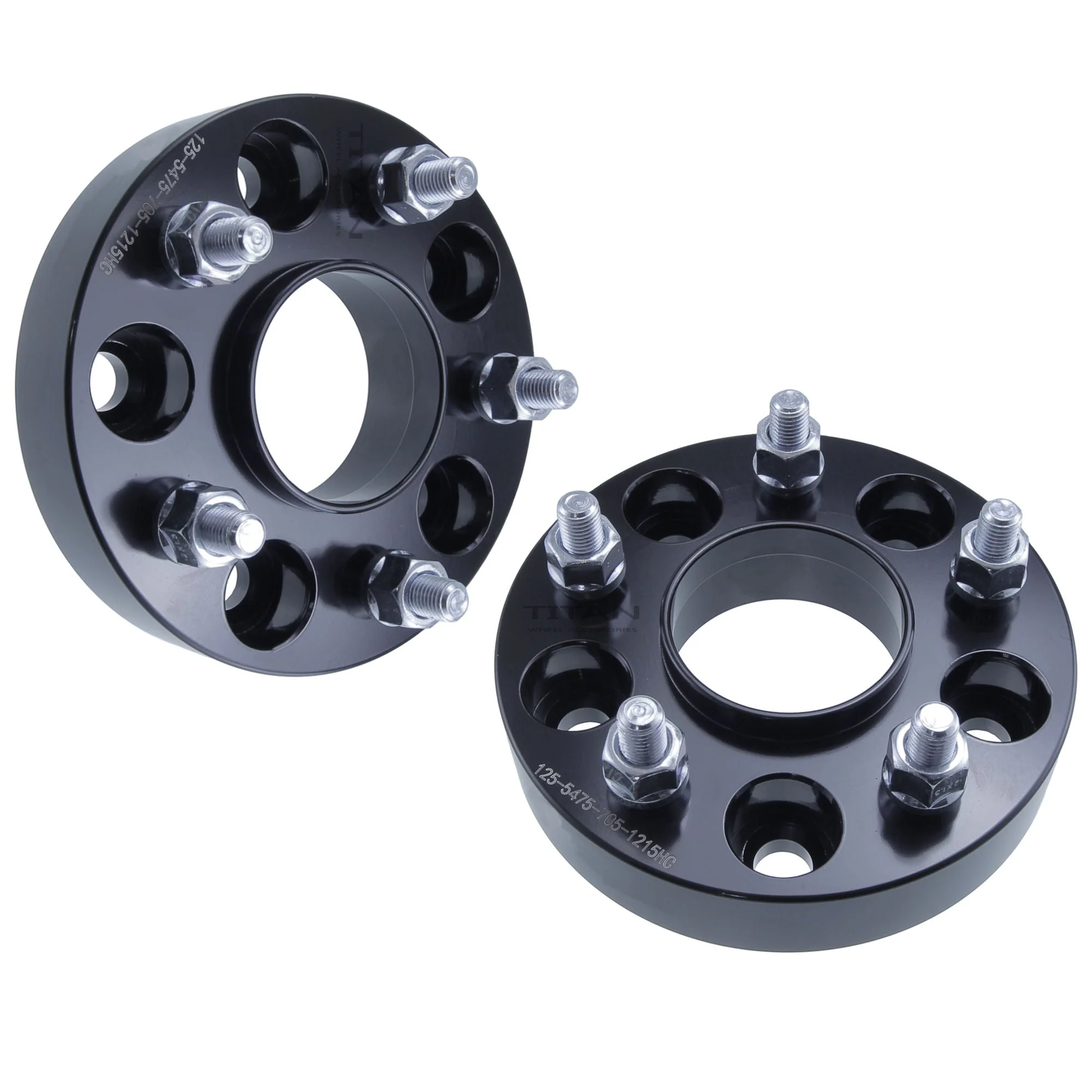 1.5" (38mm) Wheel Spacers for Camaro Corvette S10 Blazer GMC Sonoma Jimmy | 5x4.75 (5x120) | 70.5 Hubcentric |12x1.5 Studs | - Image 2