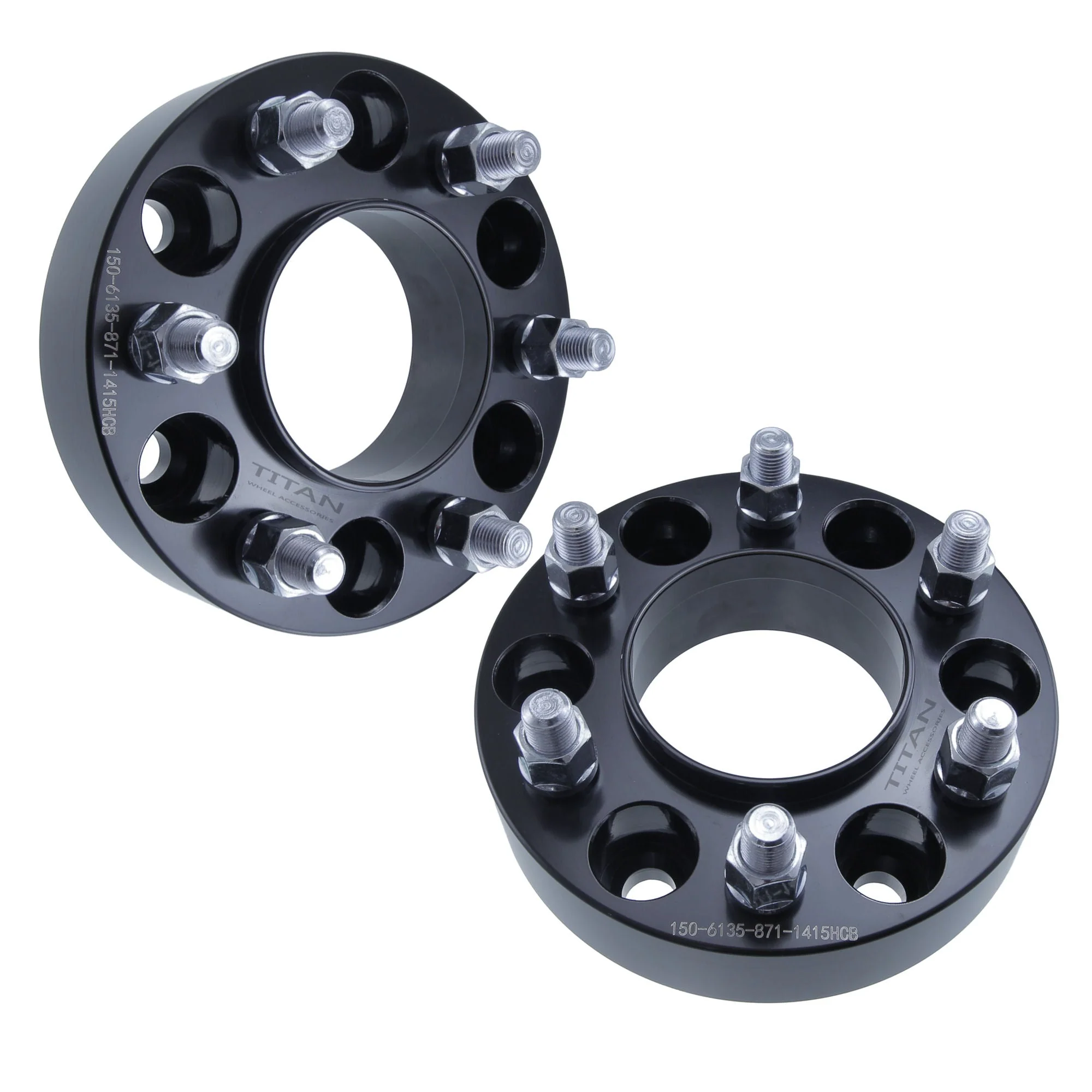 1.5" (38mm) Wheel Spacers for Isuzu Rodeo Troopter Toyota 4 Runner FJ Cruiser | 6x5.5 (6x139.7) | 106 Hubcentric |12x1.5 Studs | - Image 2