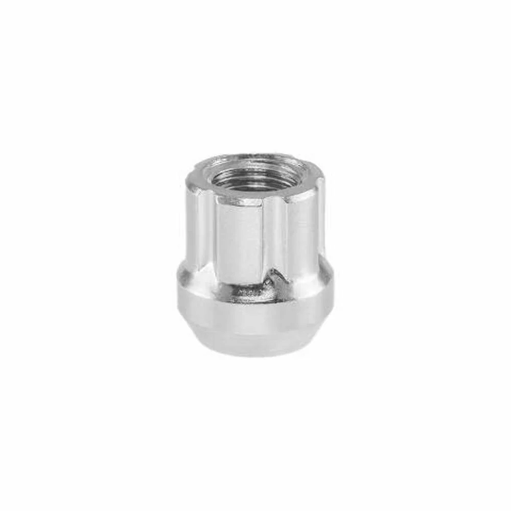12x1.5 Open Tuner Spline Key Chrome Lug Nuts