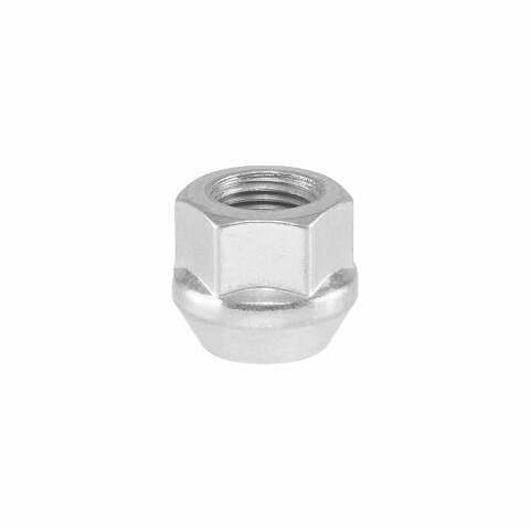 14x1.5 Open Bulge Acorn 13/16 Head Silver Lug Nuts - Image 3
