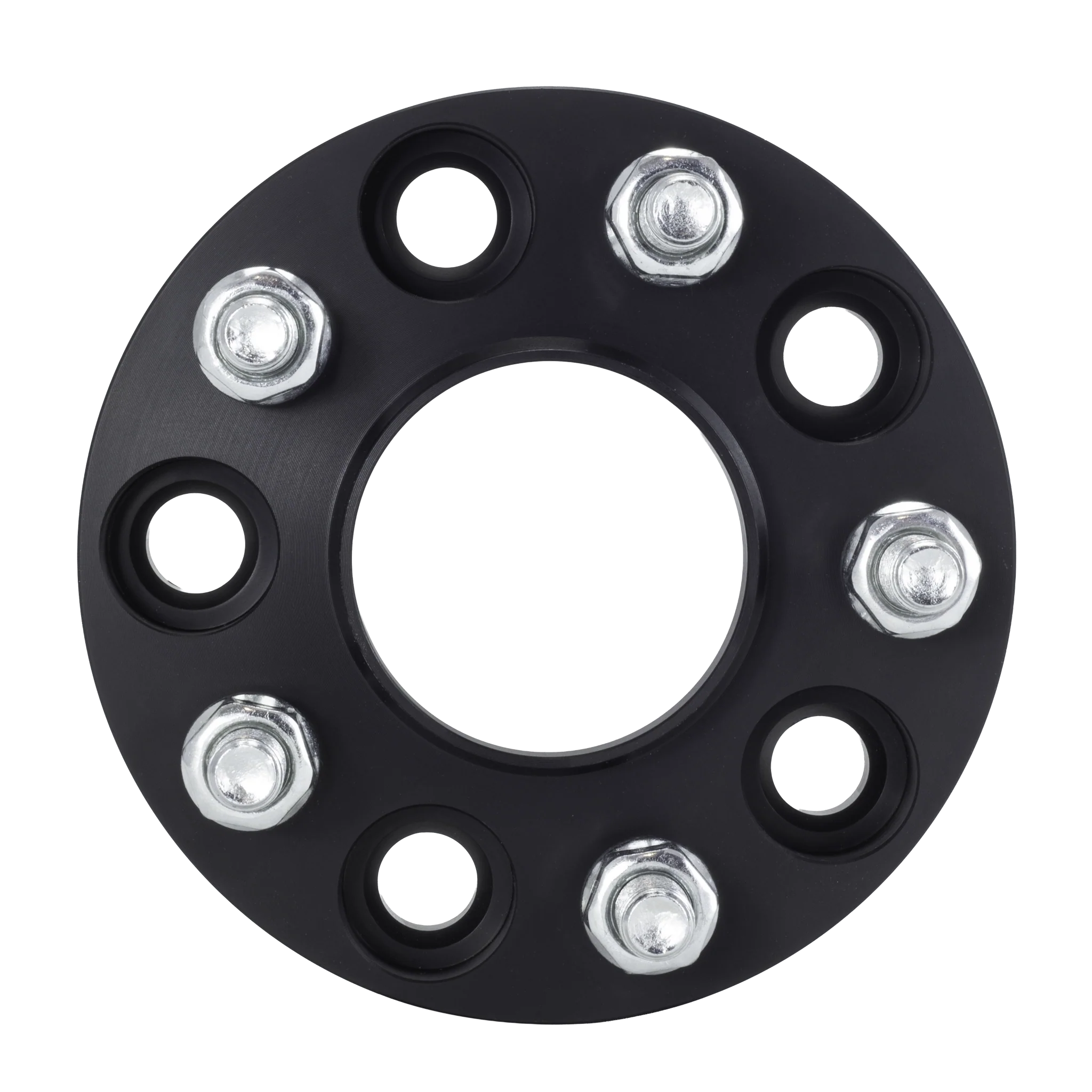 American Made 2" 5x150 Wheel Spacers For Toyota Tundra Sequoia Land Cruiser Lexus LX470 LX570 - Hubcentric, 110mm Hub, 14x1.5 Studs, Black, Made in the USA - Image 2
