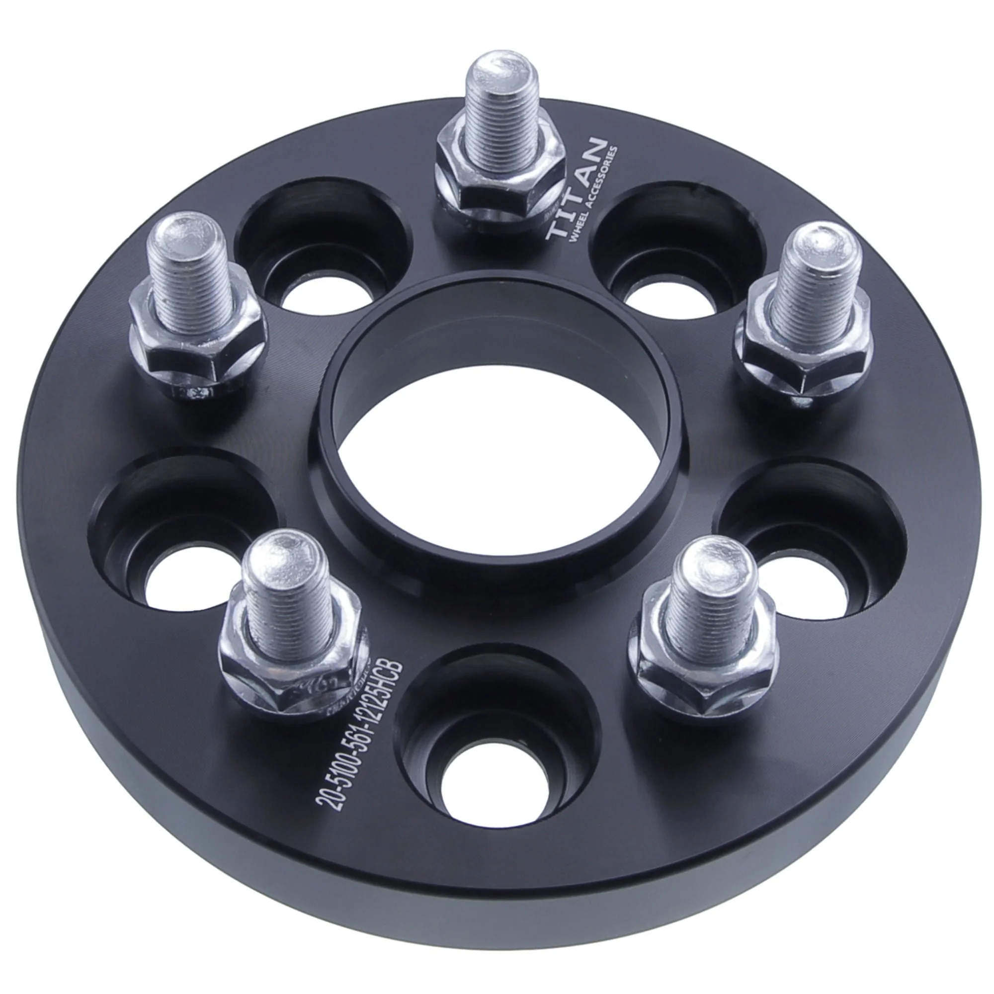 25mm (1") Wheel Spacers for VW Golf Jetta Audi TT | 5x100 | 57.1 Hubcentric | 12x1.5 Studs | - Image 3