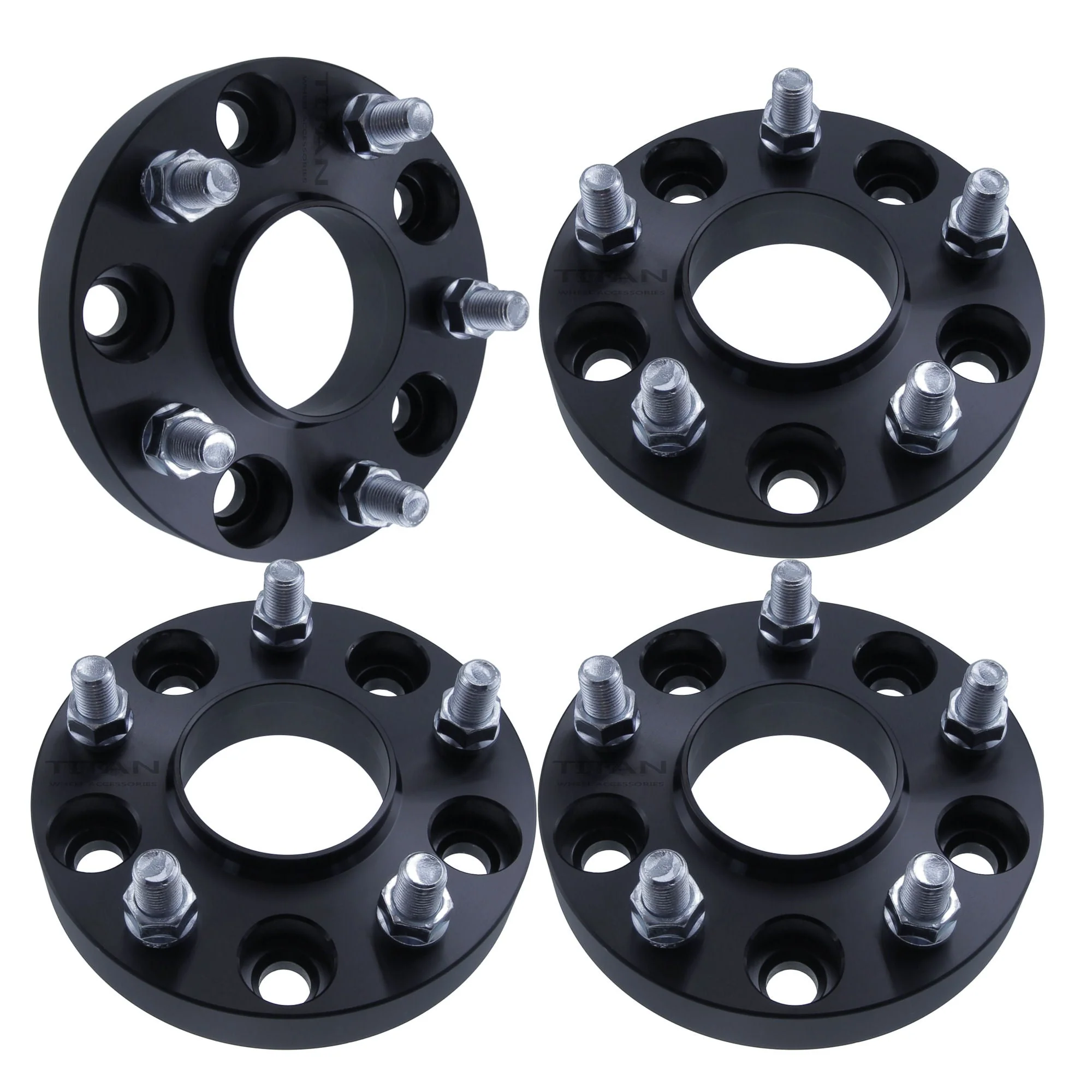 32mm (1.25") Wheel Spacers for Dodge Durango Jeep Grand Cherokee Wrangler JL JLU | 5x5 | 71.5 Hubcentric |14x1.5 Studs |