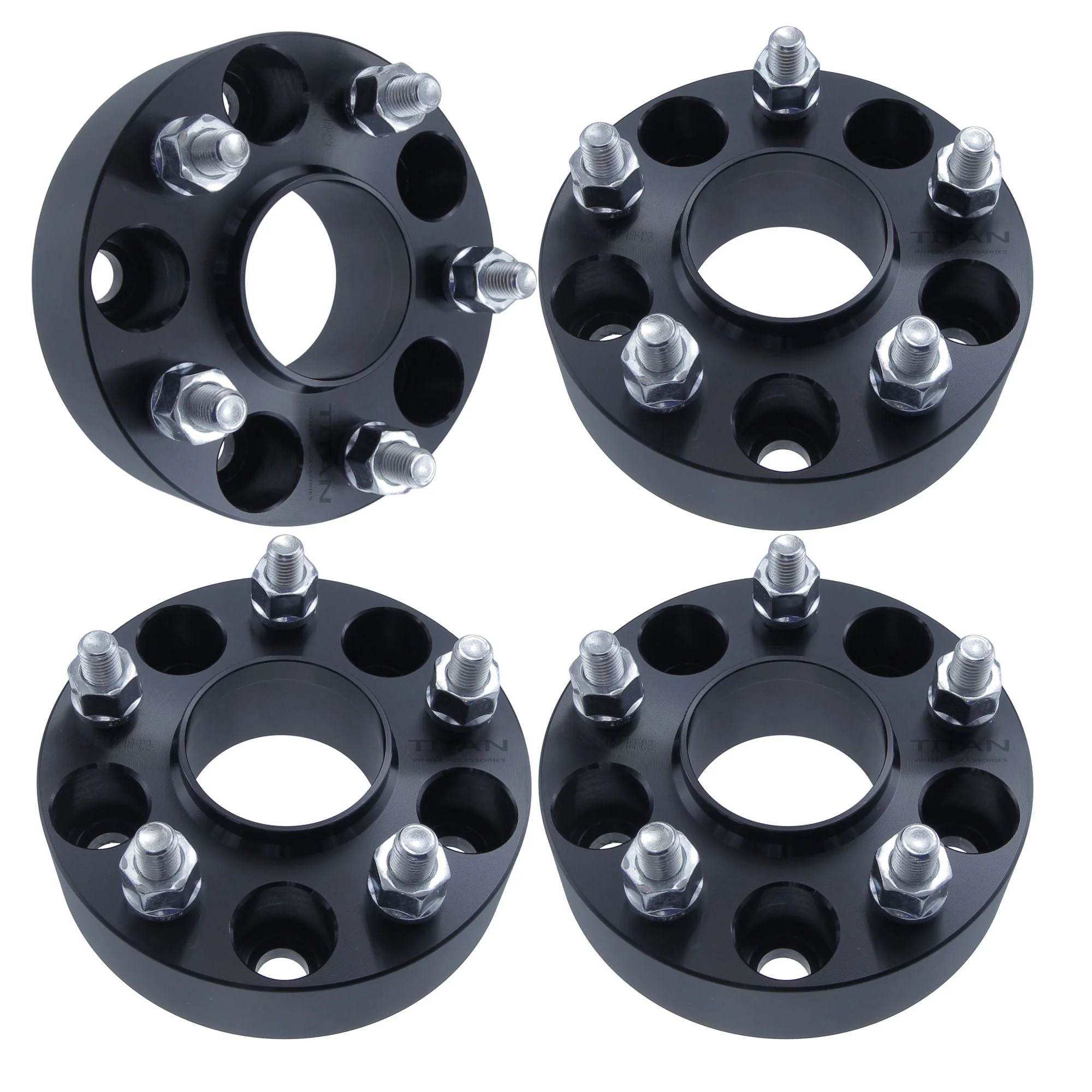 38mm (1.5") Wheel Spacers for Acura TSX TL Honda Accord Civic | 5x114.3 (5x4.5) | 64.1 Hubcentric |12x1.5 Studs |