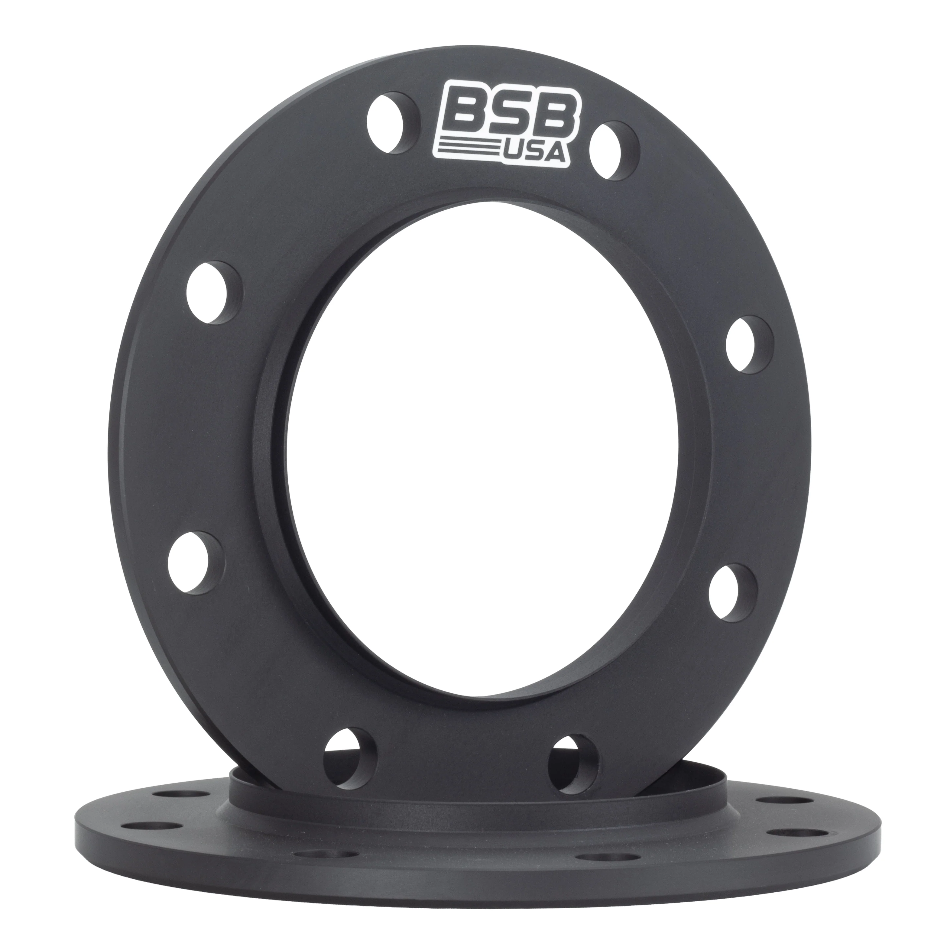 American Made 3/8" 8x170 Wheel Spacers For Ford F-250 F-350 - Hubcentric, 124.9mm Hub, Black, Made in the USA - Image 3