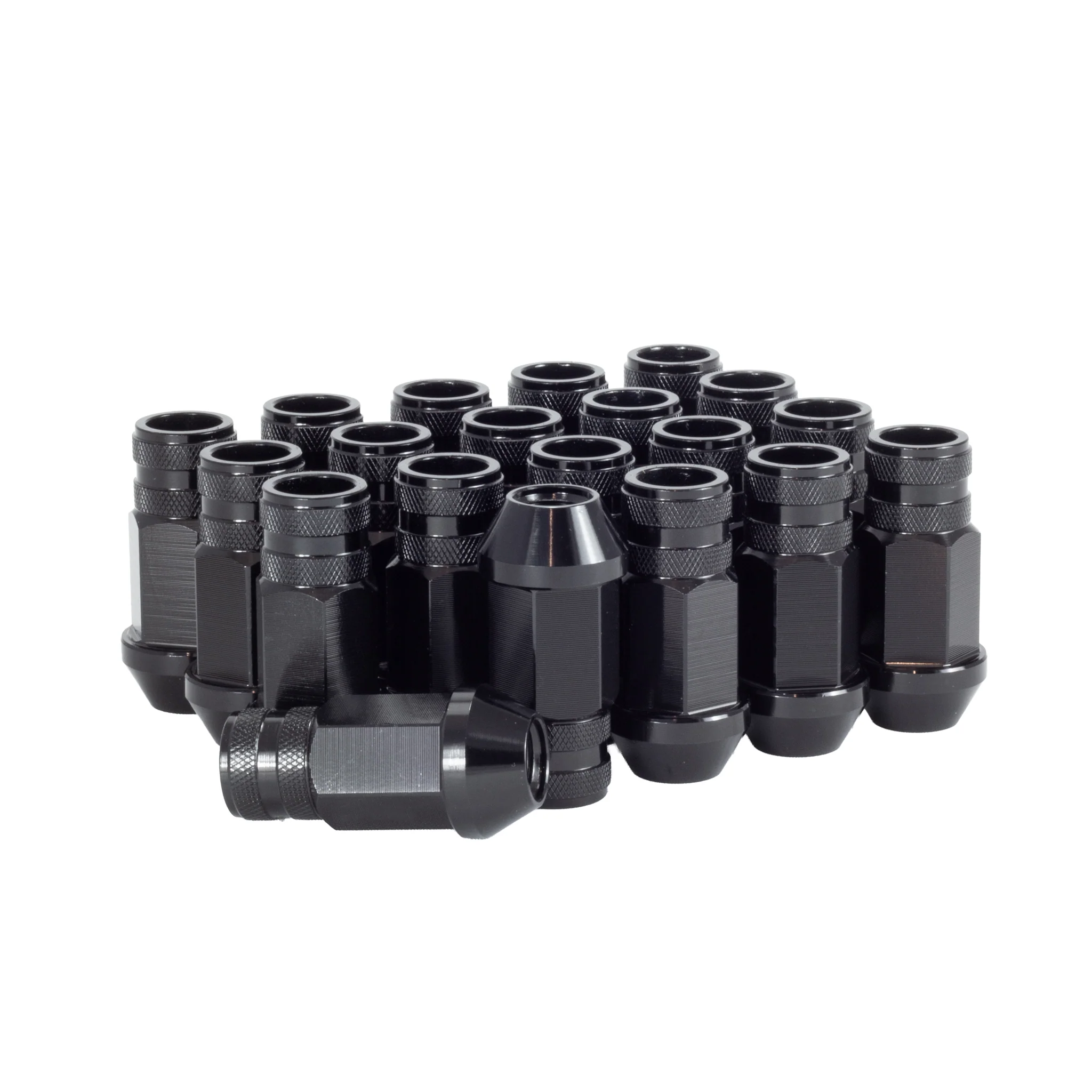 Lightweight Racing Lug Nuts - 12x1.5 - Black (20 Pack) - Image 2
